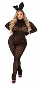 Playboy Lingerie Zestaw 2-częściowy Bunny Czarny z uszami