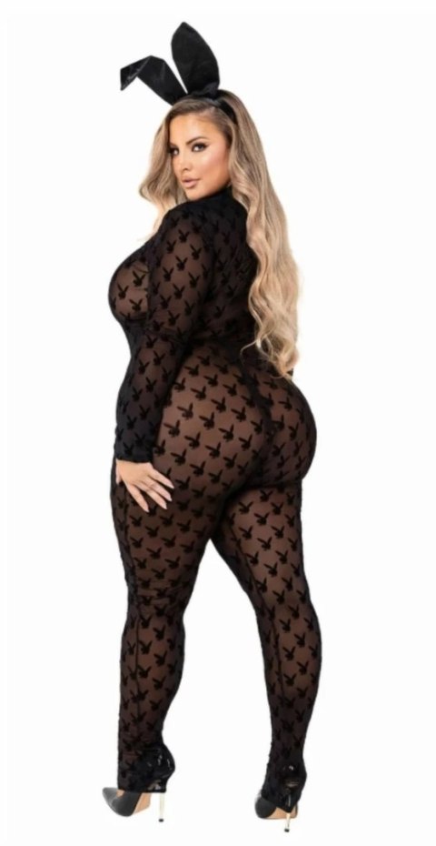 Playboy Lingerie zestaw 2-częściowy Bunny czarny z uszami