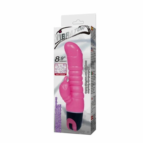 Baile Model Rożowy 22,5 cm - wielofunkcyjny wibrator z TPR