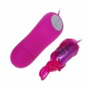 Baile Secret Bunny wibrator 12-funkcyjny liliowy silikonowy