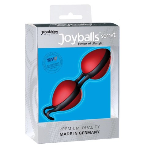 JOYDIVISION Joyballs kulki treningowe czarno-czerwone Silikomed 85 g