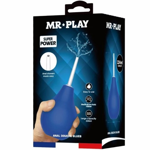 MR PLAY Prysznic higieniczny niebieski 224 ml ergonomiczna dysza