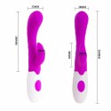 Pretty Love Arthur - Wibrator liliowy, ergonomiczny silikon 20cm