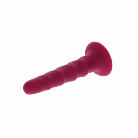 Get Real Dong 12 cm czerwony - model z przyssawką i silikonem premium