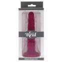 Get Real Dong 12 cm czerwony - model z przyssawką i silikonem premium
