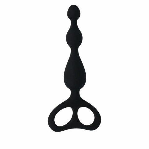 Intense Danti Czarny stymulator analny silikonowy 17,5 cm