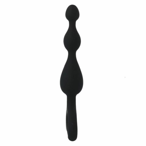 Intense Danti Czarny stymulator analny silikonowy 17,5 cm