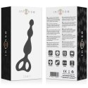 Intense Danti Czarny stymulator analny silikonowy 17,5 cm