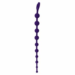 Intense Jaiden koraliki analne silikonowe liliowe 34 cm