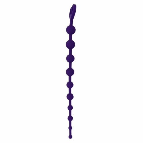 Intense Jaiden koraliki analne silikonowe liliowe 34 cm