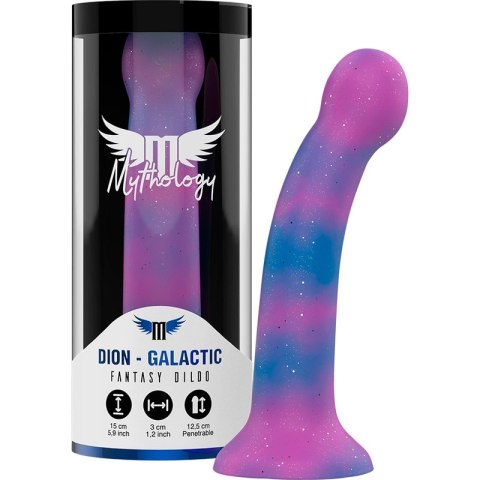 MYTHOLOGY Dion Galactic S - anatomiczny model silikonowy z bazą, 15 cm