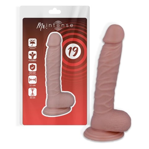 Mr Intense Model 19 - anatomiczny silikonowy model z przyssawką 20 cm
