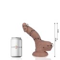Mr Intense Model 2 anatomiczny 16 cm elastyczny z przyssawką beżowy