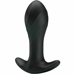 Pretty Love Anal Plug Czarny Silikonowy 12 Trybow Wibracji USB