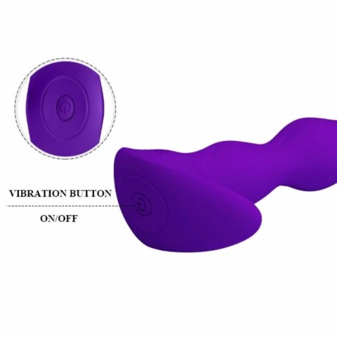 Pretty Love Prostate Massager 12 Trybow Wibracji Liliowy USB