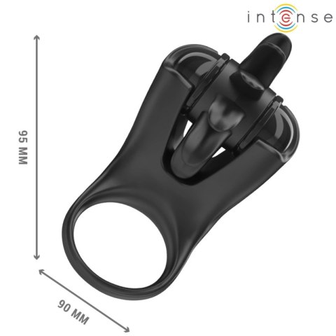 INTENSE Mabel Pierścień Wibracyjny 10 Trybow Stymulator Czarny USB