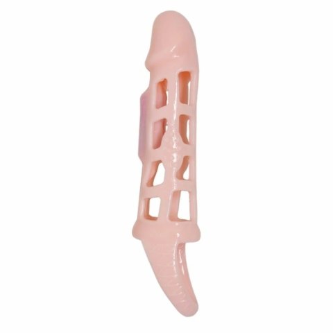 Baile Osłona przedłużająca z wibracjami i paskiem TPR 13,5 cm