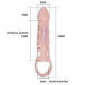 Baile Osłona przedłużająca z wibracjami i paskiem TPR 13,5 cm