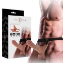 Intense Harness System silikonowy model anatomiczny 16x3,5 cm beżowy