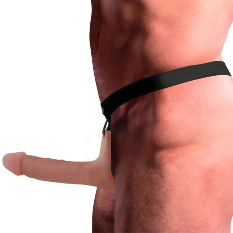 Intense Harness System silikonowy model anatomiczny 16x3,5 cm beżowy