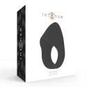 Intense OTO Czarny Pierścień Wibrujący USB, 20 Trybow, Silikon