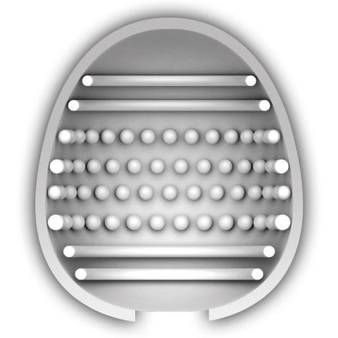 Jamyjob Egg Red Edition - silikonowa maszyna intymna, elastyczna, z lubrykantem