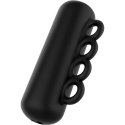 Jamyjob Tensek 5 Czarna Maszyna Intymna z Uchwytami TPE 18 cm