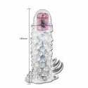 Baile Brave III Man - Nakładka wydłużająca z czujnikiem i wibracją 18 cm