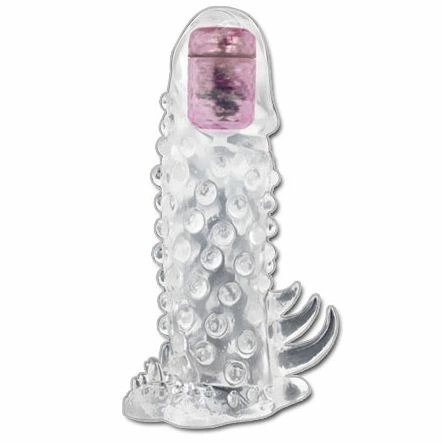 Baile Brave III Man - Nakładka wydłużająca z czujnikiem i wibracją 18 cm