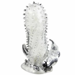 Baile Brave Man - silikonowa nakładka intymna z funkcją wibracji 18 cm