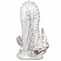 Baile Brave Man - silikonowa nakładka intymna z funkcją wibracji 18 cm