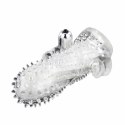 Baile Brave Man - silikonowa nakładka intymna z funkcją wibracji 18 cm