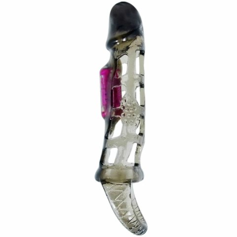 Baile Power Extension - przedłużacz z wibracją i paskiem 13,5 cm TPR