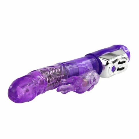 Baile Super Sex Rabbit - wibrator rotacyjny z systemem podwojnych koralikow 23 cm