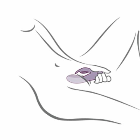 Rocks-Off Glo-Girl Violet - Wibrujący Krolik z Podwojnym Silnikiem