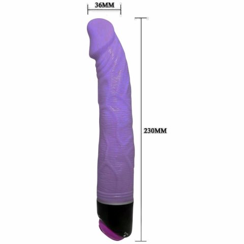 Baile Adour Club model lila 23 cm - wibrujący anatomiczny przyrząd TPR