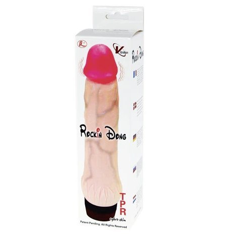 Baile Rockin Dong III model wibrujący TPR 21,5 cm beżowy