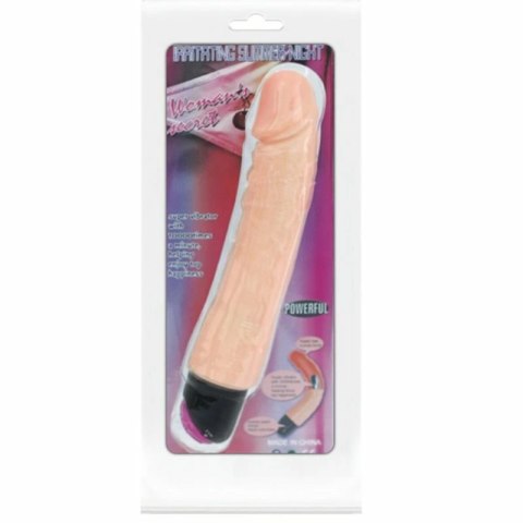 Baile Wibrator Zakrzywiony 25 cm Wielobiegowy PVC Unisex