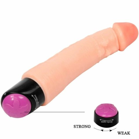 Baile Wibrator Zakrzywiony 25 cm Wielobiegowy PVC Unisex