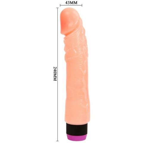 Baile Wibrator anatomiczny 24 cm elastyczny model wielofunkcyjny