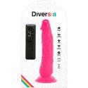 Diversia Model Vibra Pink 21 cm - elastyczna maszyna intymna z pilotem