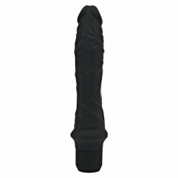 Get Real Classic Black - silikonowy model wibracyjny, duży rozmiar 24,9 cm
