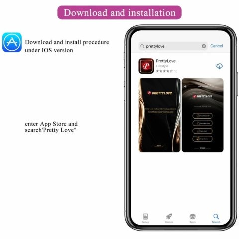 Pretty Love Hector Violet - Wibrator Elektroimpulsowy z Aplikacją, USB