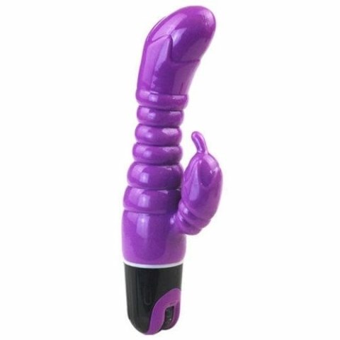 Baile Lovet Sensation Violet - wibrator anatomiczny, miękki, 22 cm