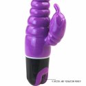 Baile Lovet Sensation Violet - wibrator anatomiczny, miękki, 22 cm