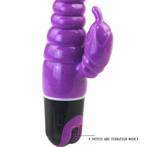 Baile Lovet Sensation Violet - wibrator anatomiczny, miękki, 22 cm