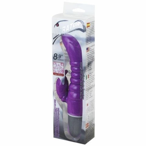 Baile Lovet Sensation Violet - wibrator anatomiczny, miękki, 22 cm