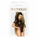 Penthouse Be Mine Body czarne S/M/L - eleganckie body z długim rękawem