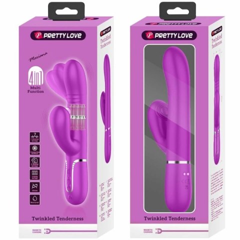 Pretty Love Vibrator G-Spot Fuksja 7 Trybow 4 Funkcje Kołysania