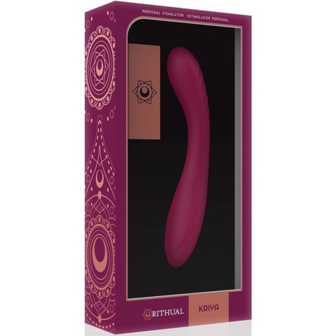 Rithual Kriya Orchid - Wibrująca maszyna intymna G-Spot USB, silikon